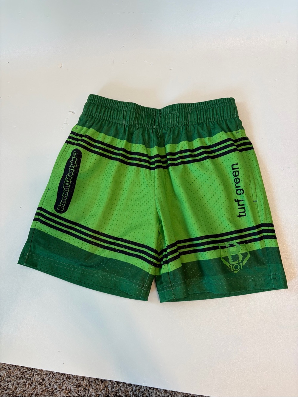 Baseball Lifestyle 101 Apparel Boys Youth Small Crayon Shorts Drawstring BL101